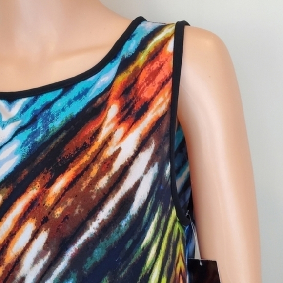 Ronni Nicole multi color Sleeveless dress size 10 - Picture 8 of 11